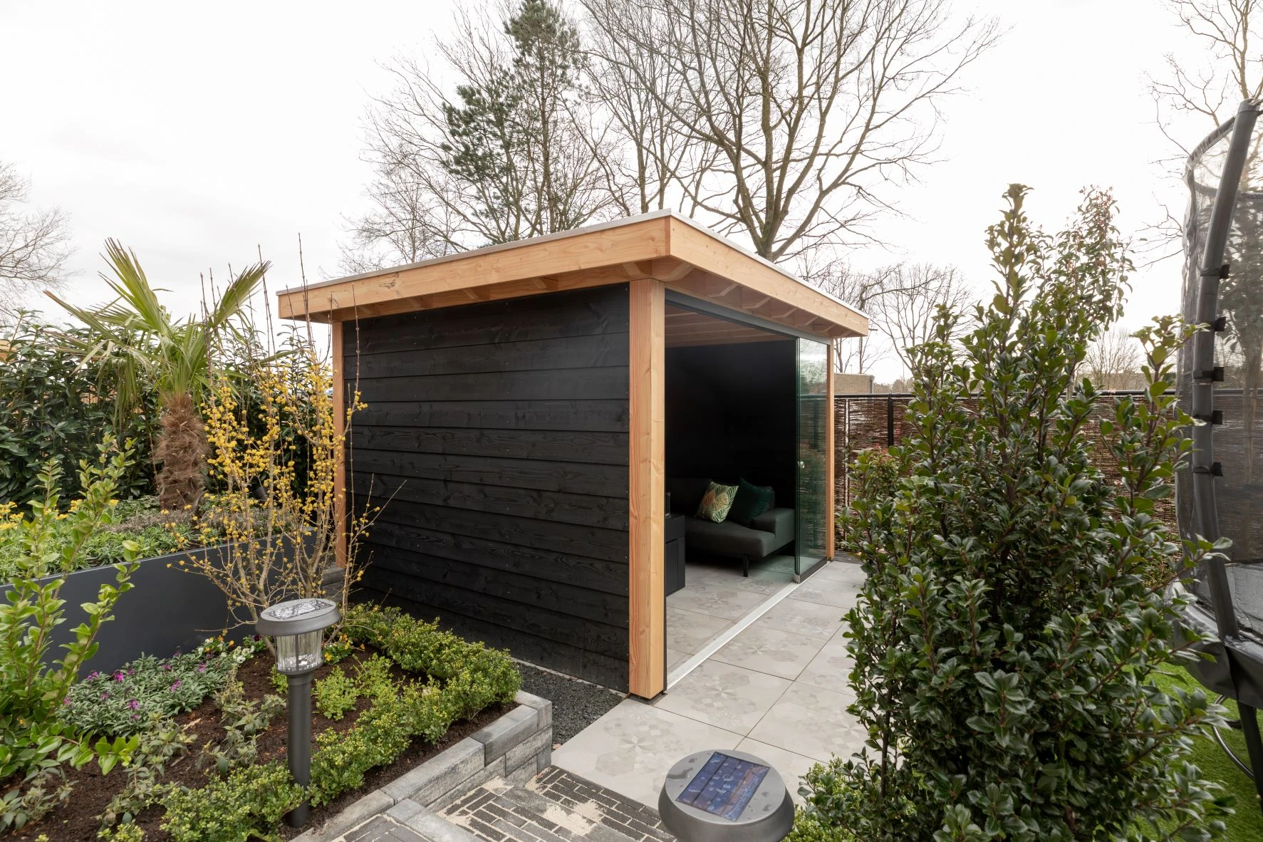 Douglas Zweeds Rabat 2.7 x 19.5 cm (27 x 195 mm) Zwart Gespoten - Lengte 300 cm - Afbeelding 5